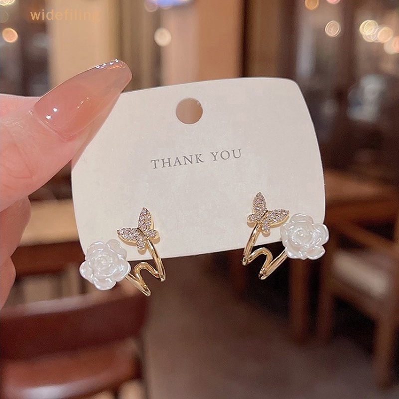 Bông Tai Hình Cánh Bướm Và Hoa Dễ Thương Thời Trang Cho Nữ