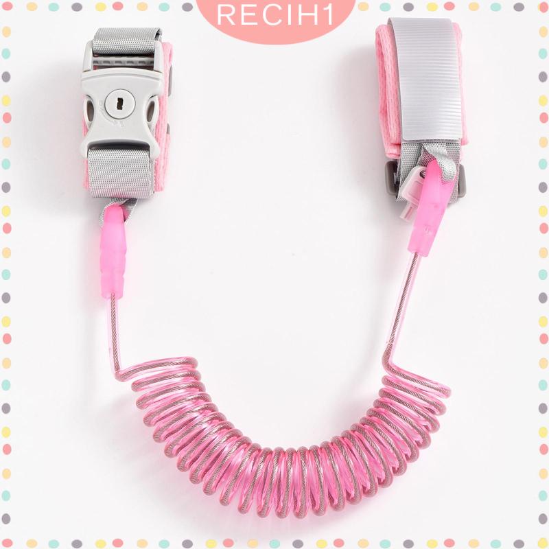 Dây Lò Xo Khóa Cổ Tay An Toàn Chống Thất Lạc Có Thể Thu Gọn 2M Cho Bé