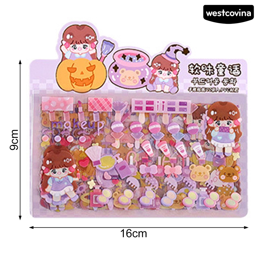 [COD]♪Set 10 Sticker Dán Sổ Tay Chống Nước Nhiều Họa Tiết Dễ Thương Trang Trí Nhà Cửa