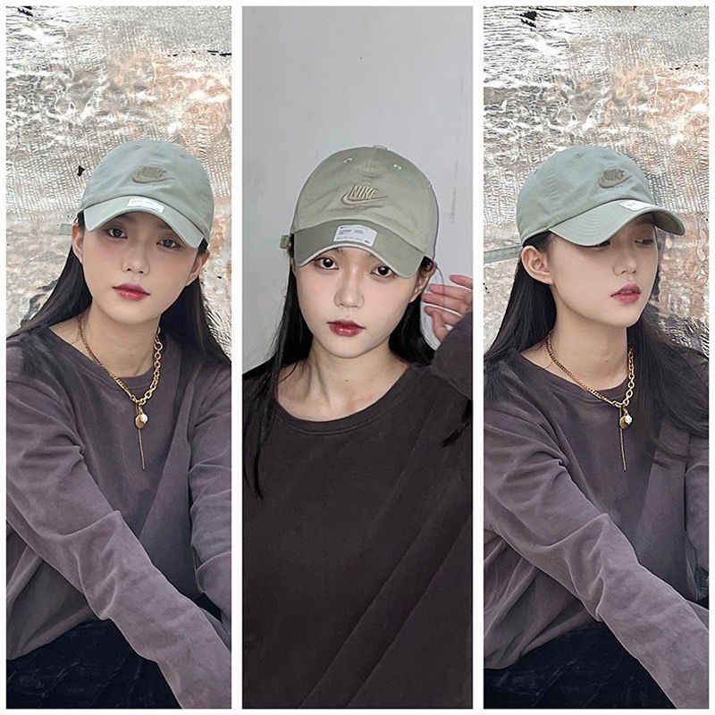 Mũ Lưỡi Trai Mềm Màu Xám Dễ Giặt Thời Trang Thu Đông Cho Cặp Đôi913011