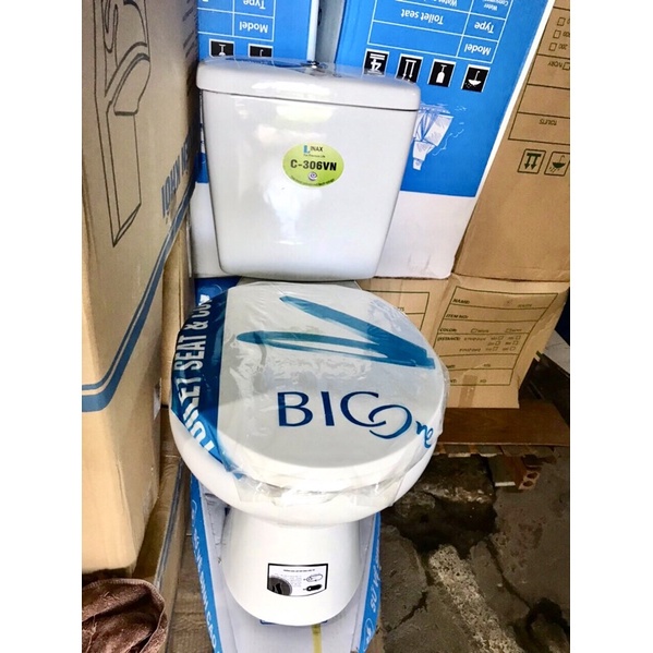Bồn cầu nhấn kt(D:680; R:370; CAO: 770)mm thái bình đẹp giá rẻ phụ kiện bảo hành 1 năm(không chuyển đi miền trong)