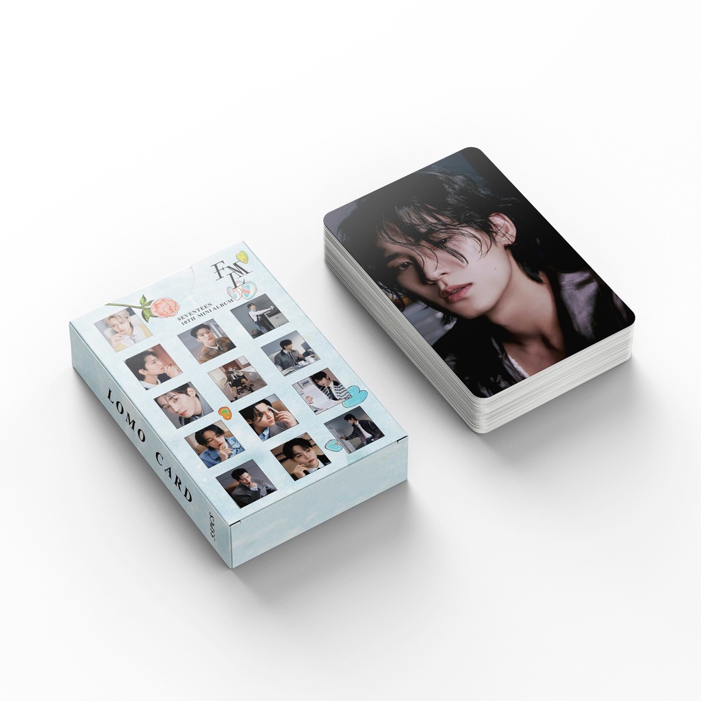 Hộp 55 Ảnh Lomo Card Nhóm Nhạc Seventeen 10th Mini