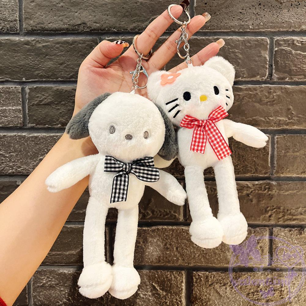 Móc Khóa Hình Cún Nhồi Bông Kuromi Kawaii DIY