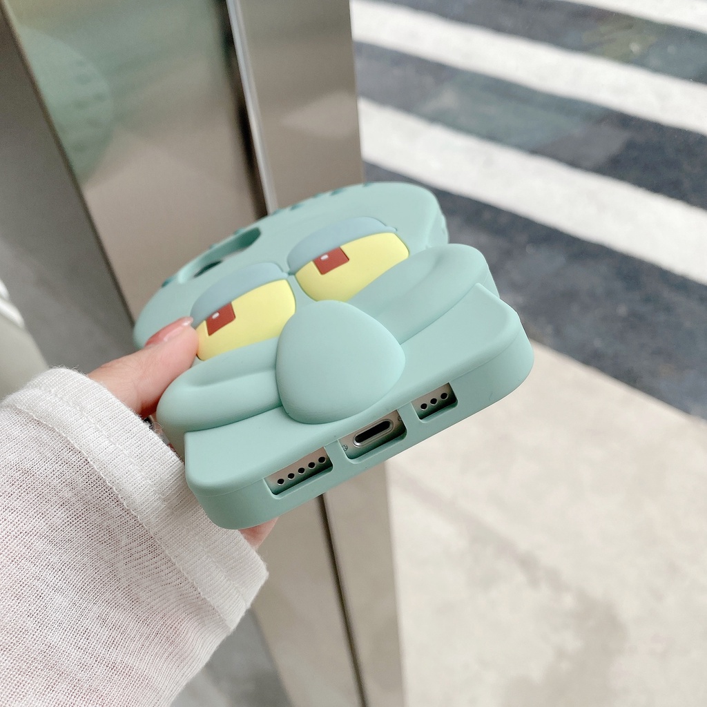 Ốp Điện Thoại Mềm Chống Sốc In Hình Bạch Tuộc Hoạt Hình Dễ Thương Cho iPhone 14 14PRO max 13 12PRO max 13pro max 11