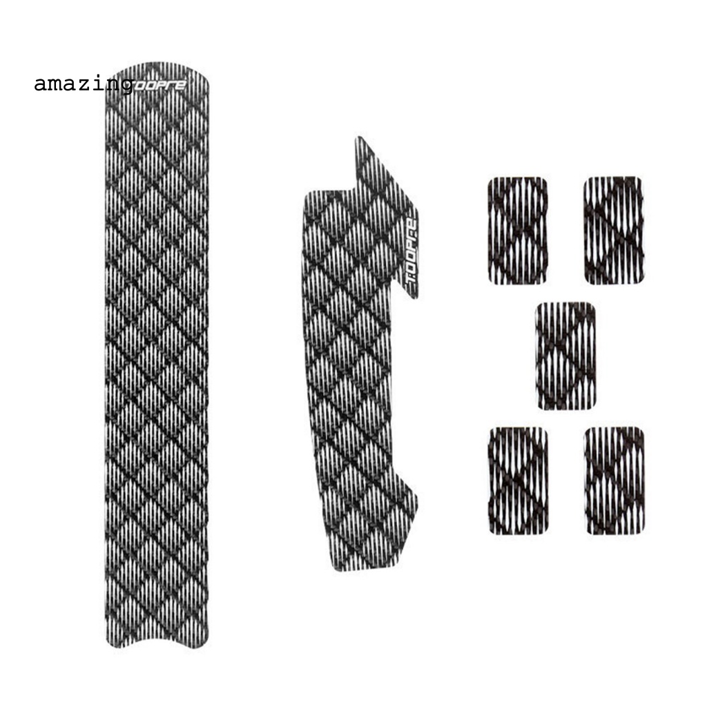 1 Bộ Miếng Dán Dây Xích Xe Đạp Bằng Da Giả Chống Trầy Xước Dễ Lắp Đặt