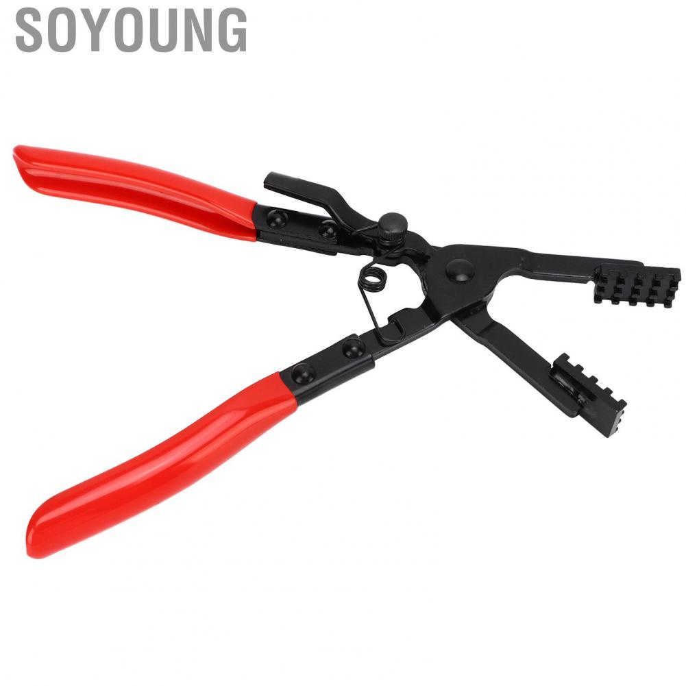 Soyoung Auto  Tool  35° Durable Hose Clamp Angled Plier PVC Handle  for Maintenance
