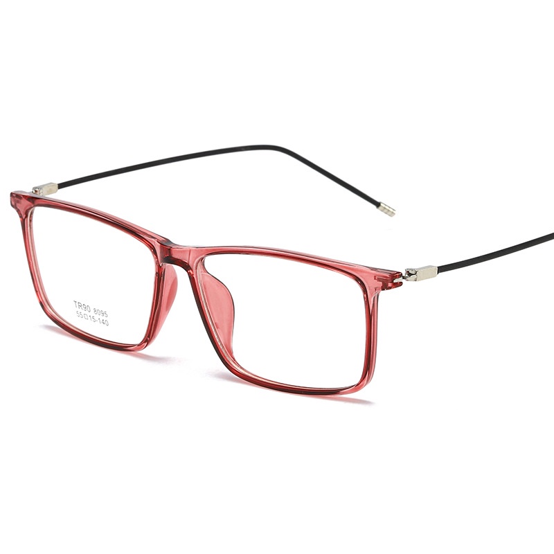 【-0°~-500°Mắt Kính Gọng Vuông Chống Ánh Sáng Xanh Thời Trang Đơn Giản Cho Nam Và Nữ