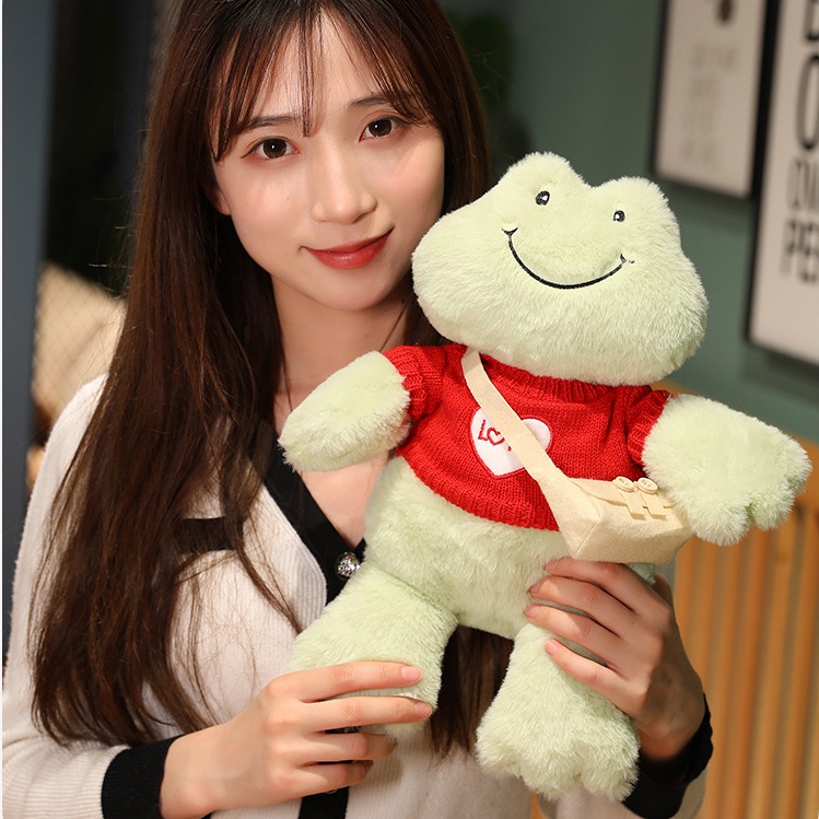 Chú Ếch Nhồi Bông Dễ Thương Dùng Làm Quà Tặng Sinh Nhật Cho Bé