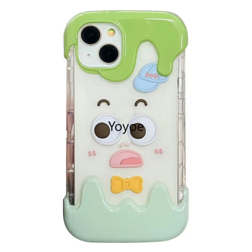 Ốp Điện Thoại Trong Suốt Chống Sốc Họa Tiết Hoạt Hình Cho iPhone 14 13 12 11 Pro Max X Xs XR Max 14 Plus