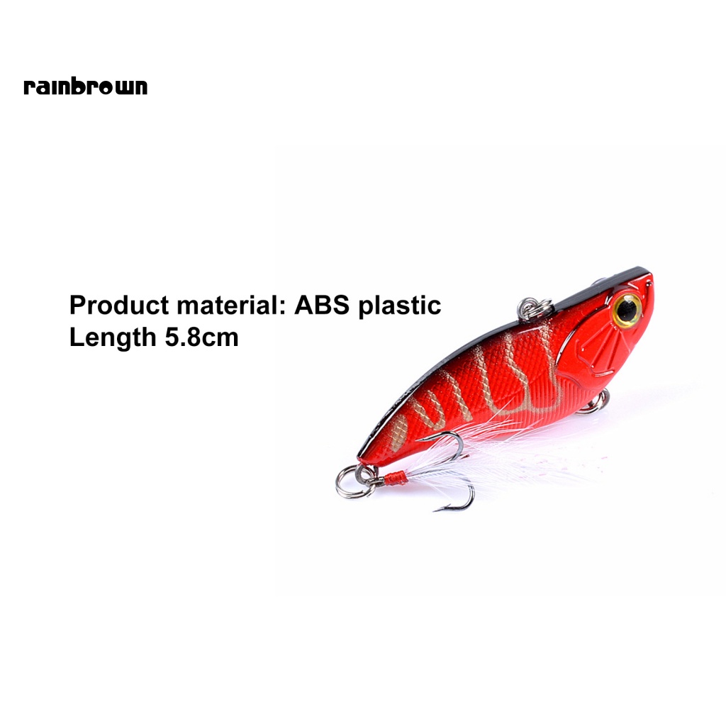 Bộ 6 Mồi Câu Cá Giả 5.8cm / 13.5g