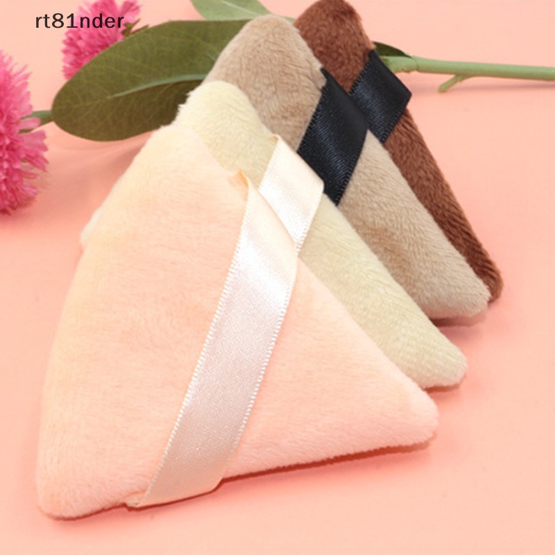 Set 2 Mút Trang Điểm Hình Tam Giác Bằng Cotton Mềm Mại Tiện Dụng