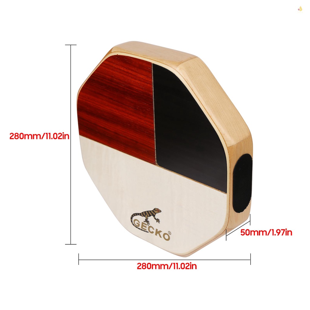 Trống Gõ Cajon Cầm Tay mynice GECKO SD6 Kèm Túi Đựng Nhỏ Gọn Cho Hoạt Động Ngoài Trời