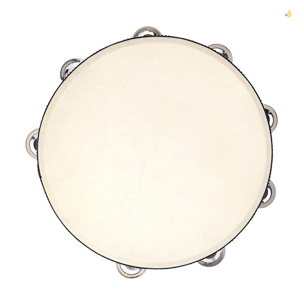 Trống Lục Lạc Cầm Tay 10 "Bằng Kim Loại Dành Cho Trẻ Em