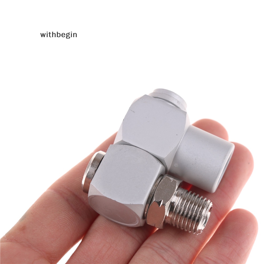 Đầu Nối Dây Dẫn Khí Nén 1 / 4 BSP Xoay 360 Độ Tùy Chỉnh Tiện Dụng