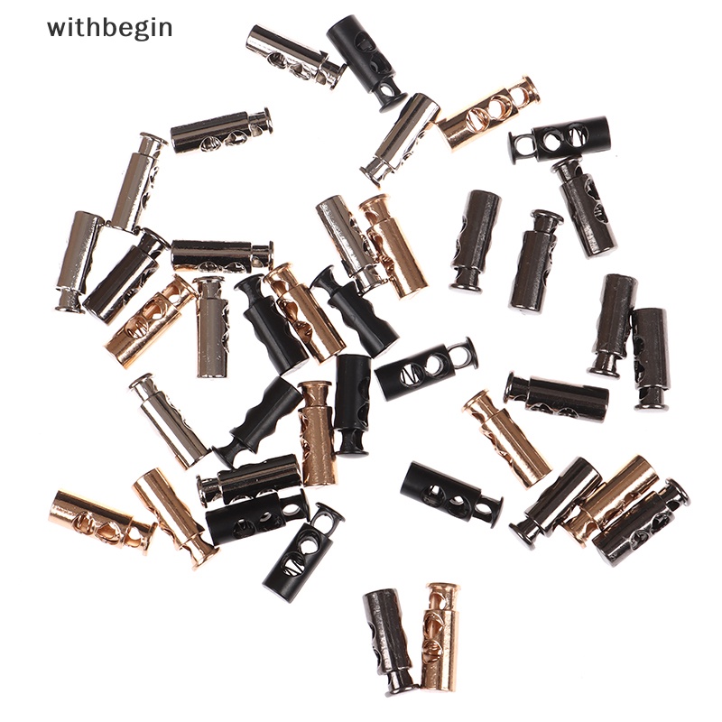 Set 10 Nút Kim Loại Dùng Để Khóa Dây Rút DIY