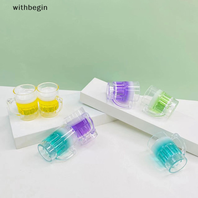 Bộ 5 Phụ Kiện Trang Trí Phòng Hình Ly Bia Màu Dạ Quang Độc Đáo