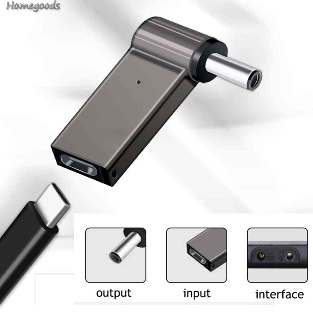 Bộ Chuyển Đổi Nguồn Điện PD 100W Từ Cổng Type-C Sang DC Cho Laptop 2023