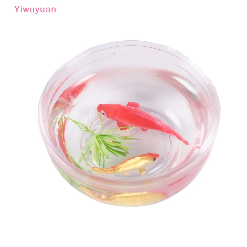 Đồ trang trí Hồ Cá Mini Bằng PVC Trang Trí Nhà Búp Bê Mới