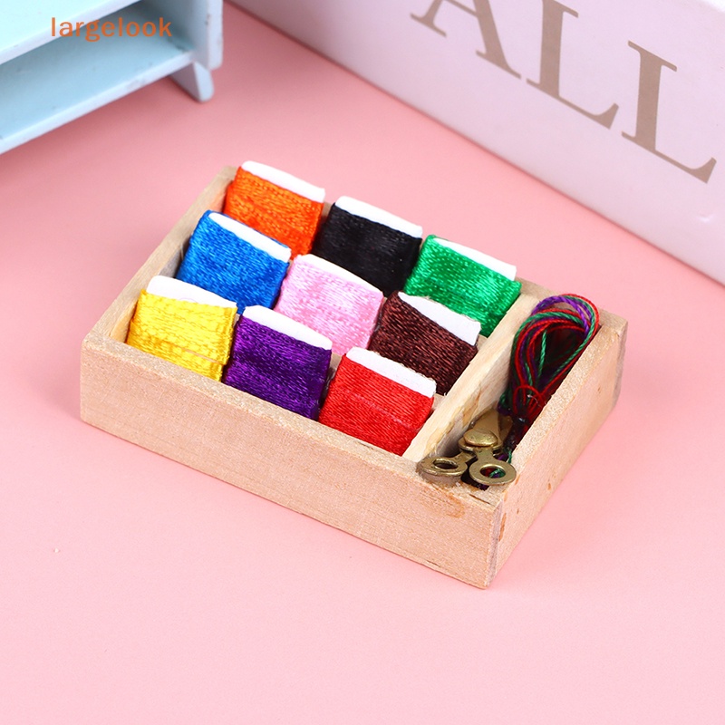 Hộp Đựng Dụng Cụ May Vá 1 Chi Tiết Tỉ Lệ 1: 12 Trang Trí Nhà Búp Bê