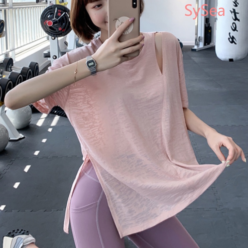 Áo Thun Thể Thao Tay Ngắn Dáng Rộng Plus Size Cho Nữ