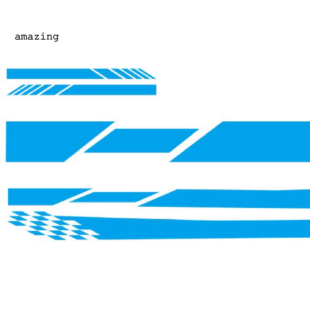 Set 5 Miếng Dán PVC Dài Kẻ Sọc Chống Nước Cho Gương Chiếu Hậu Xe Hơi