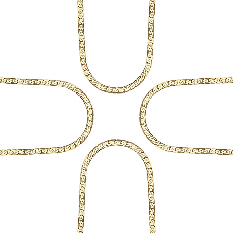 Vòng cổ Thép Không Gỉ Mạ Vàng Margot 20 "