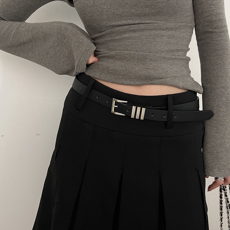 Thắt Lưng Thiết Kế Đơn Giản Thời Trang Theo Phong Cách Hàn Quốc