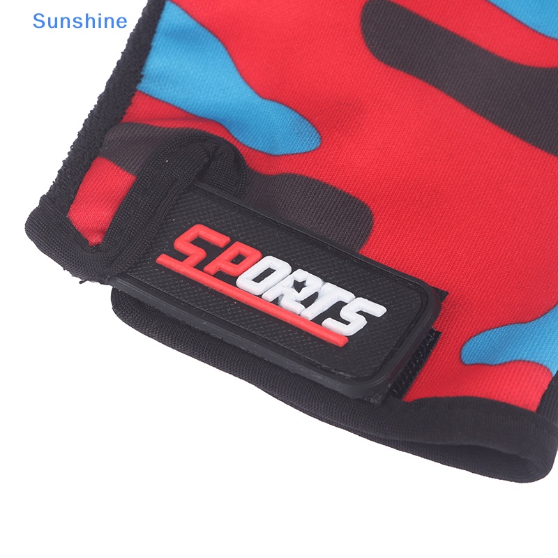 Găng Tay Hở Ngón Co Giãn Chống Trượt Cho Bé