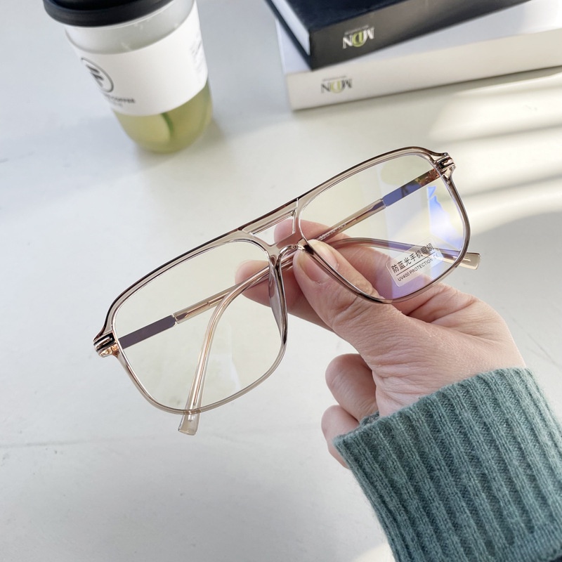 Kính Mát Gọng Lớn Chống Ánh Sáng Xanh Thời Trang Cho Nam Và Nữ