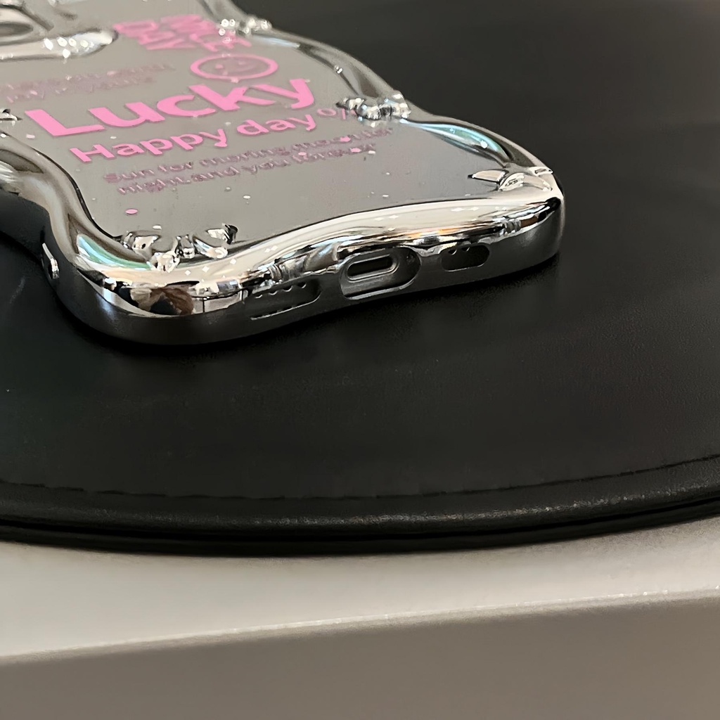 Ốp Điện Thoại tpu Mềm Tráng Gương Họa Tiết Hoạt Hình Cho Iphone 11 12 13 14 Pro Max