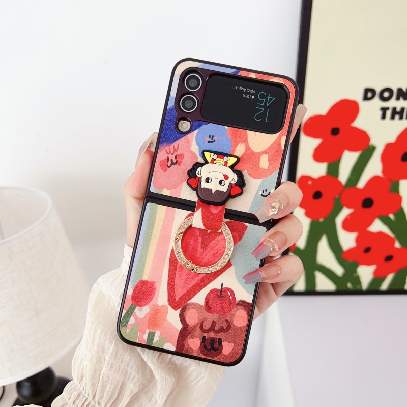 Ốp Lưng Họa Tiết Hoạt Hình Cho Samsung Galaxy Z Flip 4 Flip 3