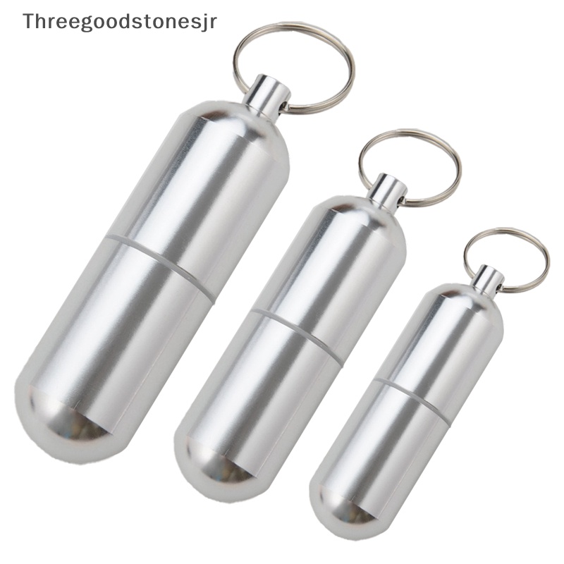 Hộp Đựng Tăm Xỉa Răng Bằng Nhôm Chống Nước Có Móc Khóa Tiện Dụng JR