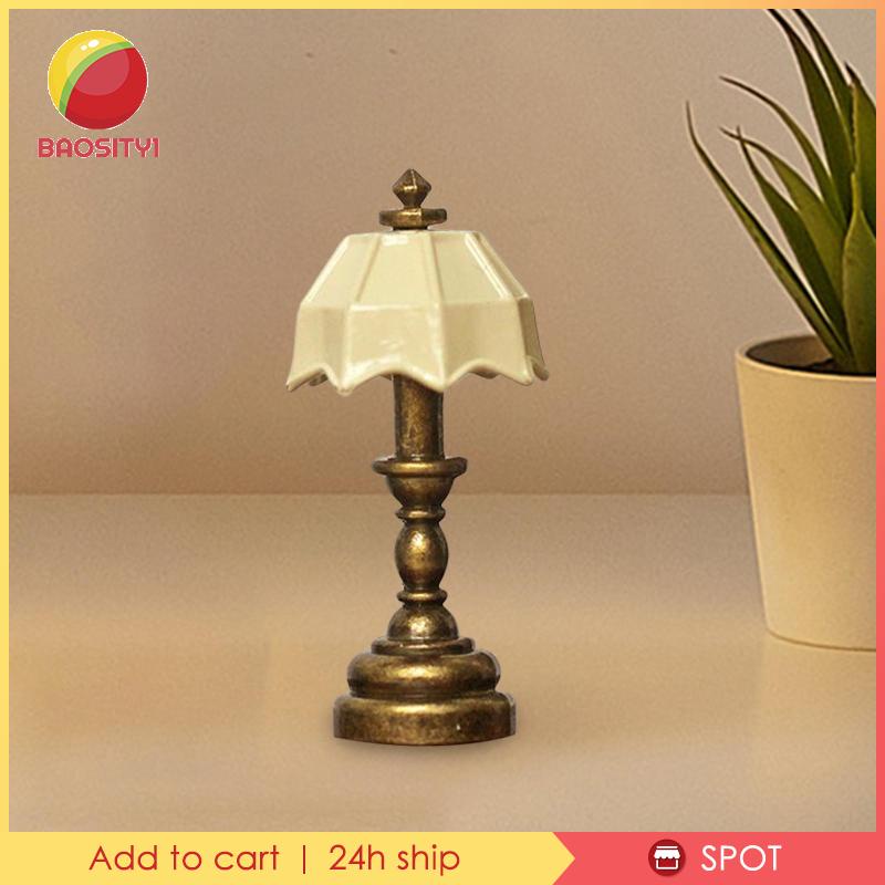 [Baosity 1] Đèn Bàn Trang Trí Nhà Búp Bê Tỉ Lệ 1: 12