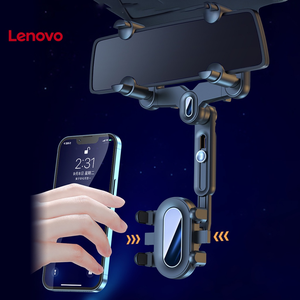 Giá Đỡ Điện Thoại / Gương Chiếu Hậu Xe Hơi Hình Hoa Hướng Dương Xoay 360 Độ Chống Rung Đa Năng Có Thể Điều Chỉnh