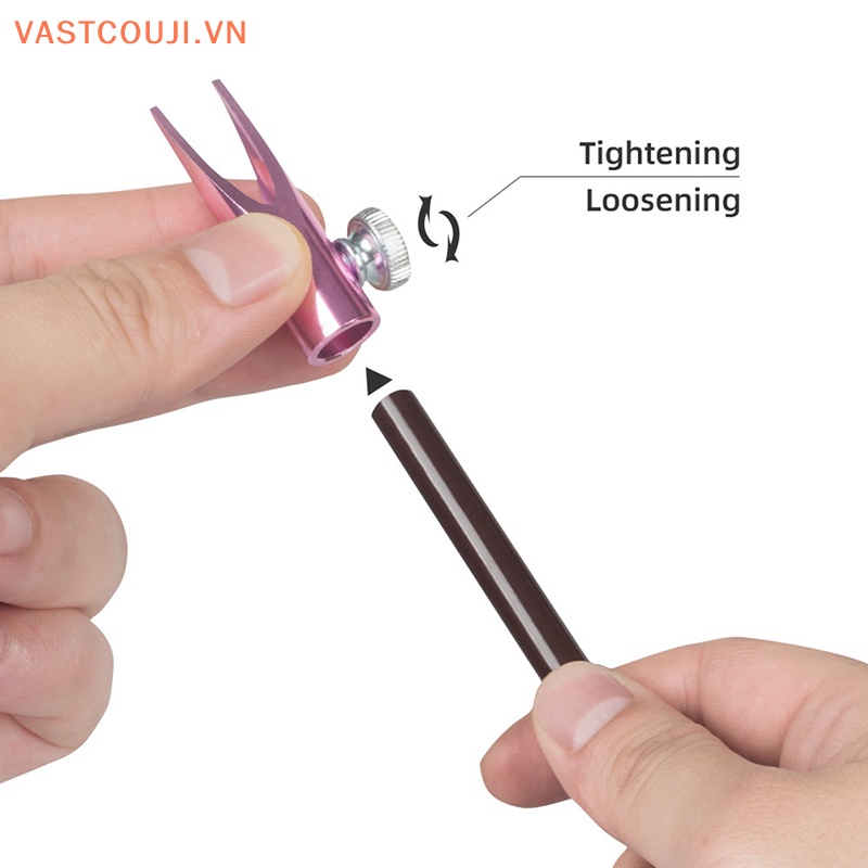 Bút Chì Kẻ Lông Mày Hai Đầu Dạng Chuốt Bằng Kim Loại Hiệu VASTJI