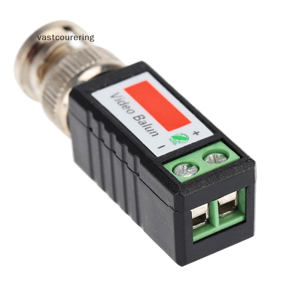 Vast Vast Vast Vast 1 Bộ Thu Phát Tín Hiệu Video Balun Sang UTP Coax CAT5 CCTV 1 Bộ Thu Phát Tín Hiệu Video Balun Sang UTP Coax CAT5 CCTV 1x Đồng Trục Cat55 1x