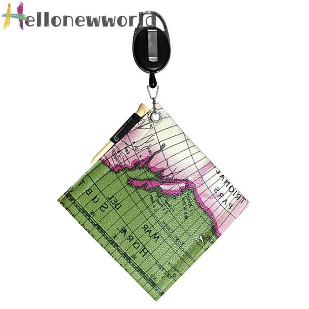 Khăn Lau Chùi Vệ Sinh Bóng Golf Hình Vuông Bằng PU