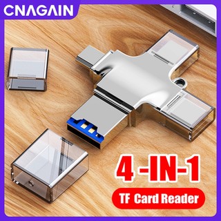 Đầu đọc thẻ nhớ otg usb 3.0 4 trong 1 cho iphone xiaomi