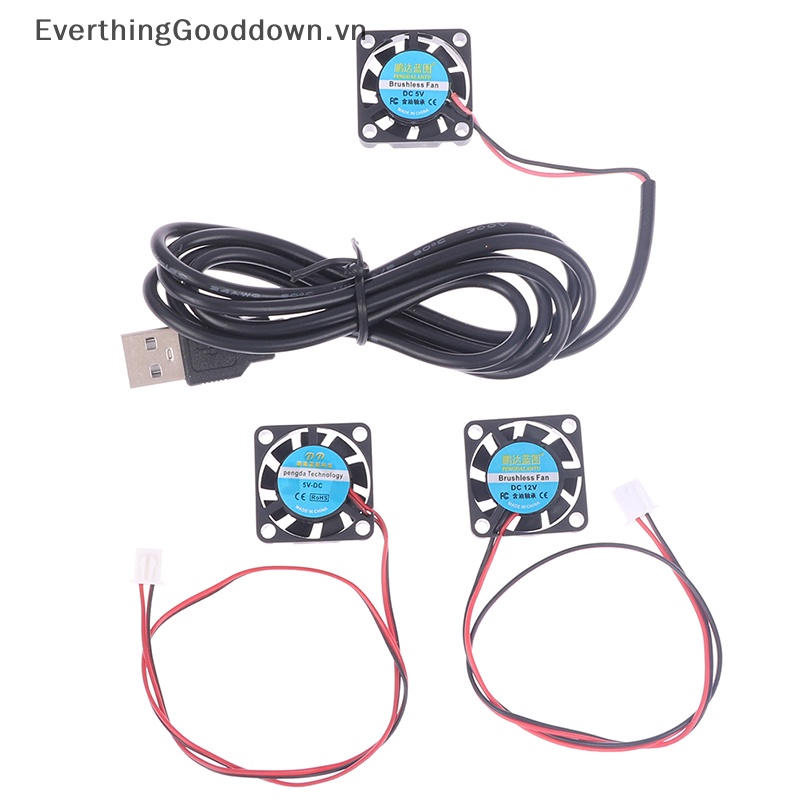 Everthinggooddown Mới Bảng Mạch Quạt Tản Nhiệt Mini Cho 2507 2CM USB 5v 12V 25X25X7MM 2507 vn