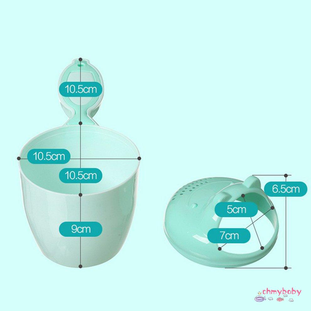 [Sẵn sàng] Dầu Gội Xả Cốc Đa Năng Tắm Cho Trẻ Sơ Sinh Thác Nước Em Đầu Giặt Thìa [P/16]