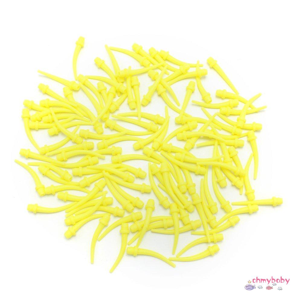 [Trong kho] Ấn Tượng Chất Liệu Đầu Trộn Cao Su Silicone Vàng Nhỏ An Toàn Không Độc Hại 100 Cái [P/16]
