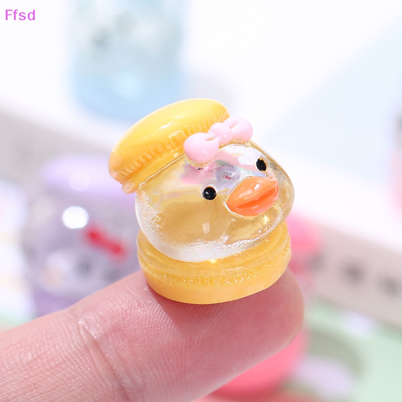 {Ffsd} Set 2 Mô Hình Bánh Sandwich Hoạt Hình Bằng Nhựa Resin Trang Trí Tiểu Cảnh DIY