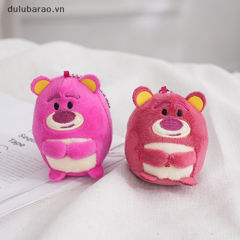 DUL 1PC sang trọng dâu gấu Búp bê túi xách mặt dây chuyền Túi Búp Bê vài con búp bê Keychain đồ chơi sang trọng món quà nhồi bông đồ chơi sang trọng AO