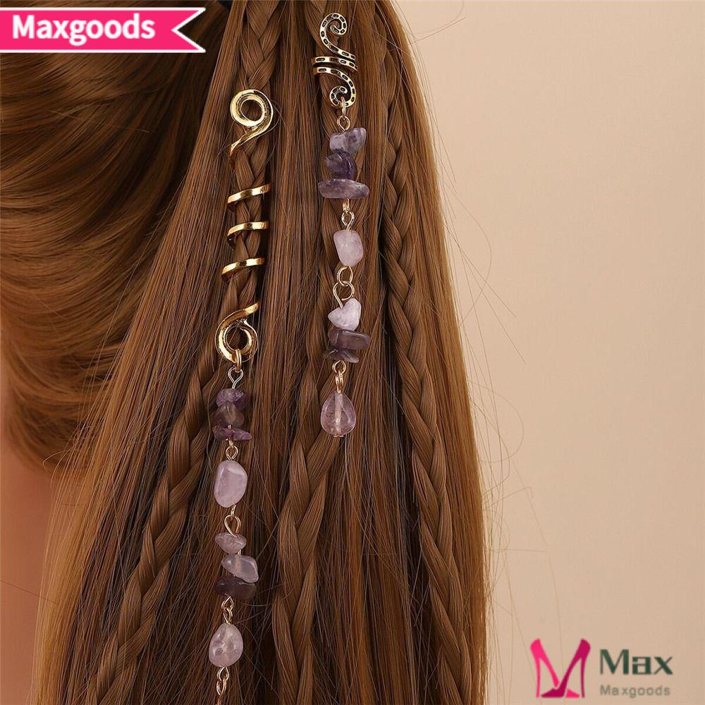 Bộ 6 Nhẫn Tạo Kiểu Tóc Dreadlock Phong Cách Dân Tộc Cổ Điển