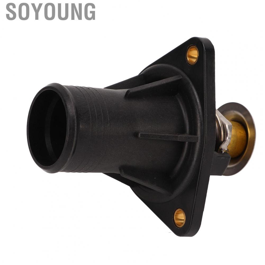 Soyoung Engine Coolant Thermostat  High Efficiency High Temperature Resistant Thermostat C2S11278 Reliable  for Car
