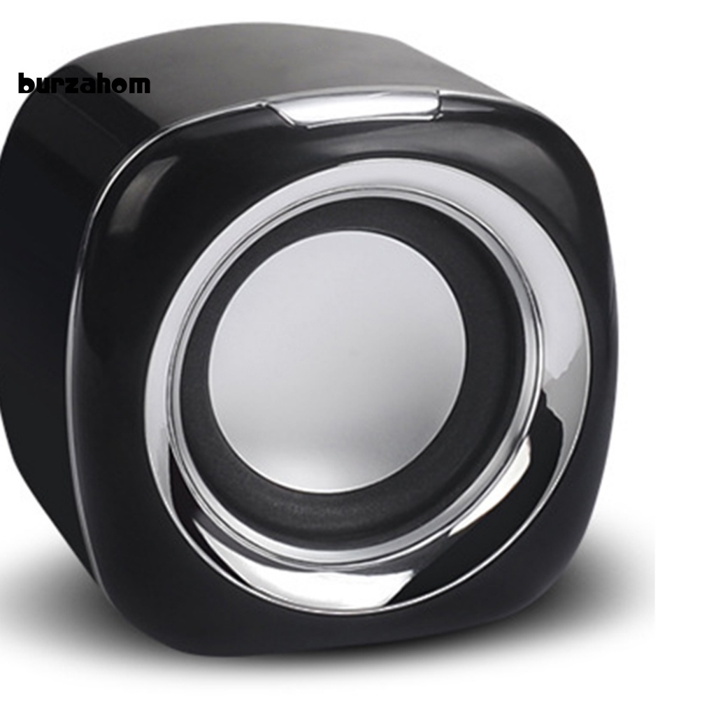 Set 2 Loa Âm Thanh Subwoofer Có Nút Điều Chỉnh Âm Lượng Cho Laptop Máy Tính Để Bàn