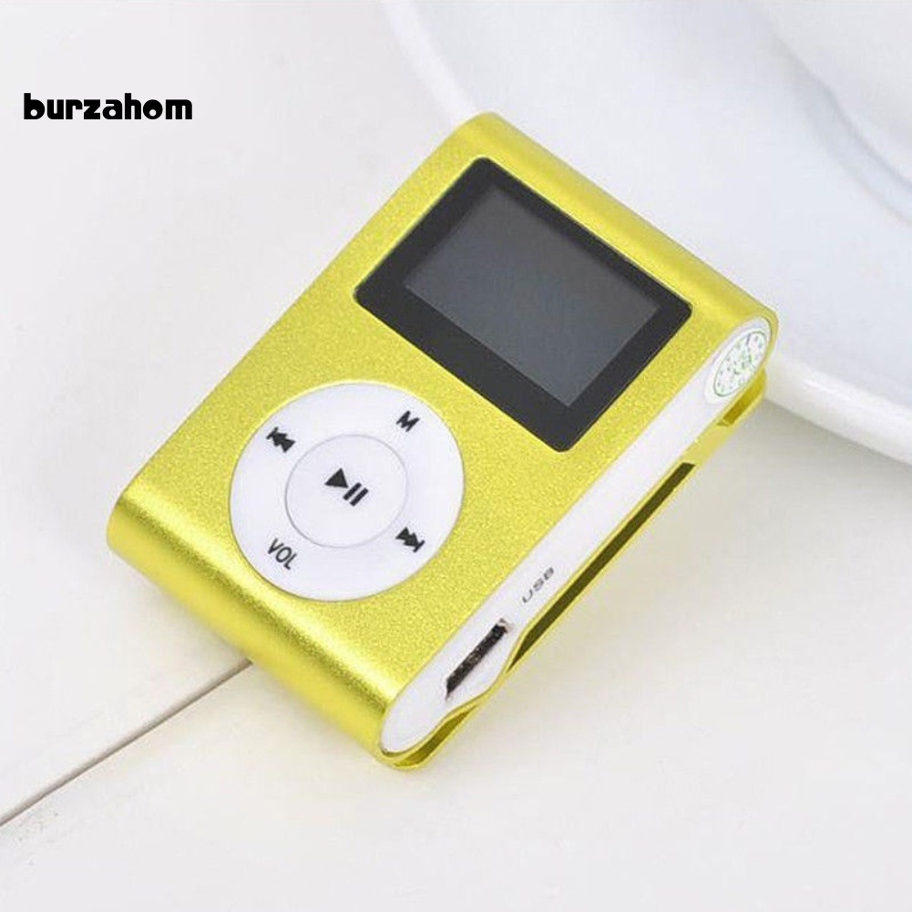 Máy Nghe Nhạc MP3 Mini Màn Hình LCD Hỗ Trợ Thẻ Nhớ Micro SD TF