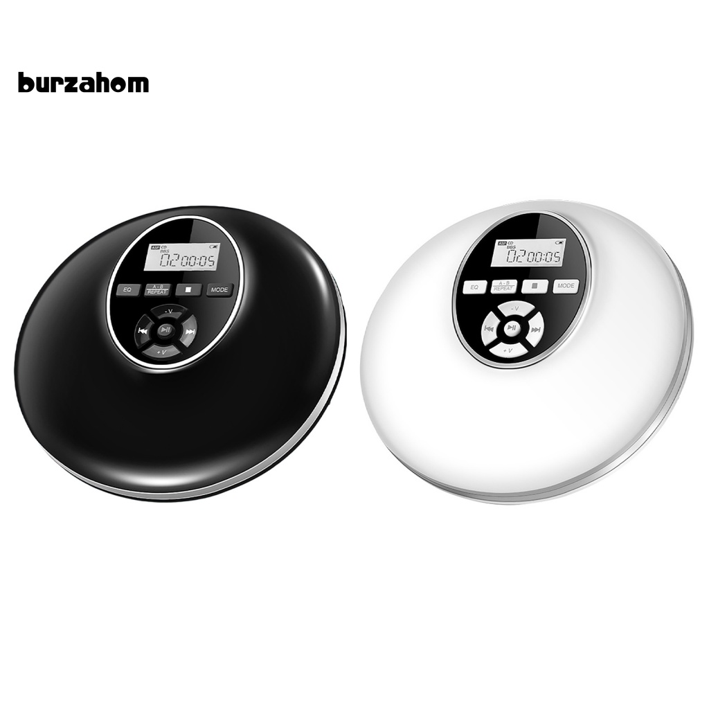 Máy Nghe Nhạc Đĩa Tròn Âm Thanh HiFi Hỗ Trợ Thẻ TF / USB / Màn Hình LCD Giắc Cắm 3.5mm Nhỏ Gọn Tiện Dụng Cho Gia Đình