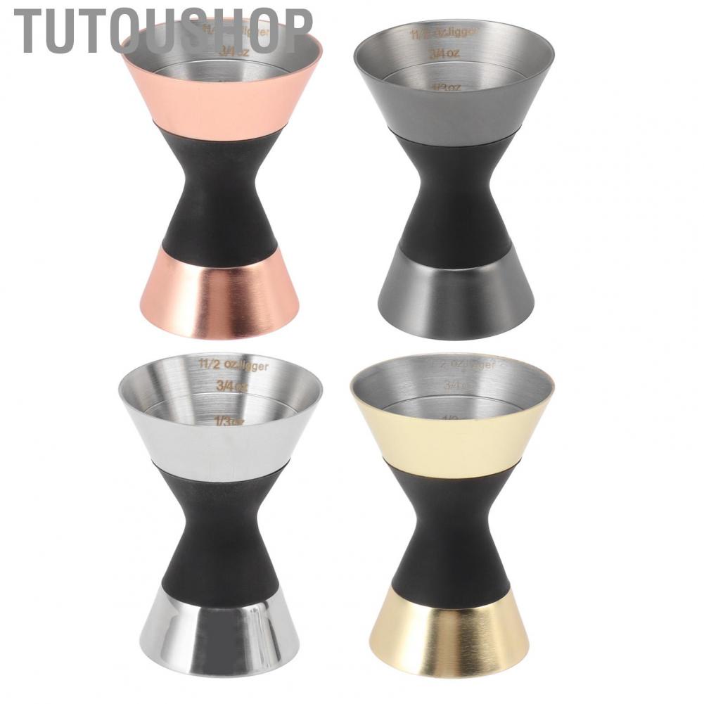 Tutoushop Bar Jigger  Scale Measuring Cocktail Jigger Stainless Steel  for Home