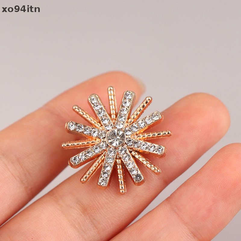 1 Cặp Phụ Kiện Kẹp Giày Cao Gót Đính Đá Cho Cô Dâu